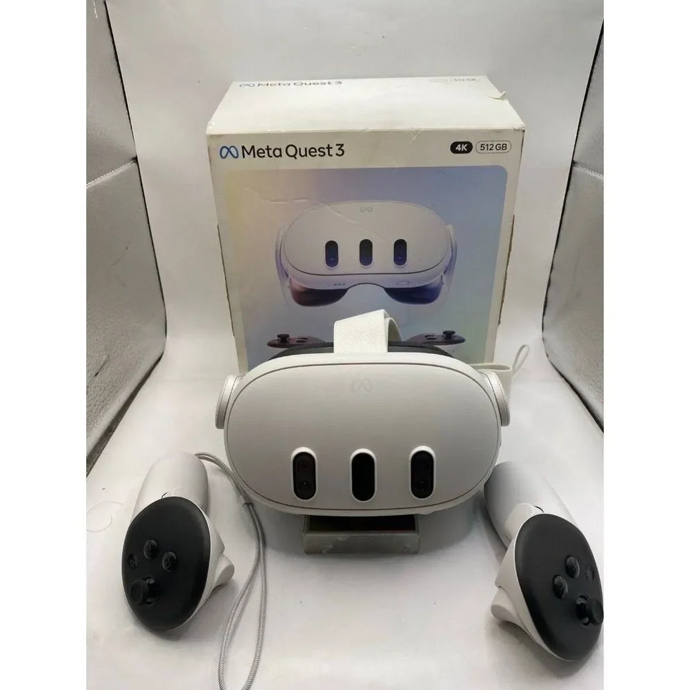 Meta Quest 3 512GB 4K Standalone All-in-One VR Headset GREAT CONDITION! In box